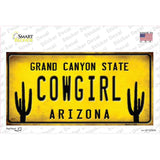 Arizona Cowgirl Novelty Sticker Decal