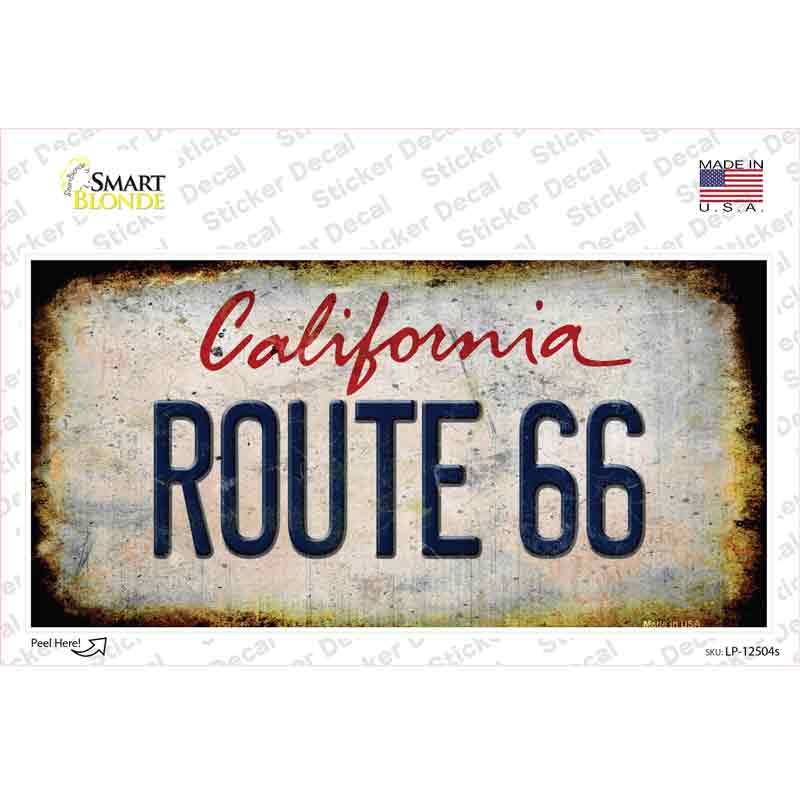 Route 66 California Novelty Sticker Decal Small