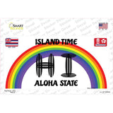 Hawaii Surfboard Novelty Sticker Decal Small