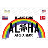 Aloha Turtle Hawaii Novelty Sticker Decal Small