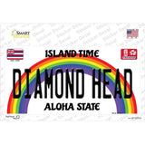 Diamond Head Hawaii Novelty Sticker Decal Small