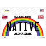 Native Hawaii Novelty Sticker Decal Small