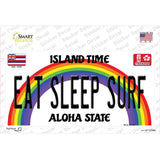 Eat Sleep Surf Hawaii Novelty Sticker Decal Small