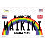 Waikiki Hawaii Novelty Sticker Decal Small