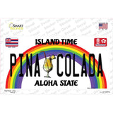 Pina Colada Hawaii Novelty Sticker Decal Small