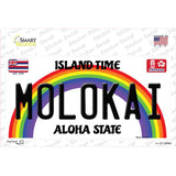 Molokai Hawaii Novelty Sticker Decal Small