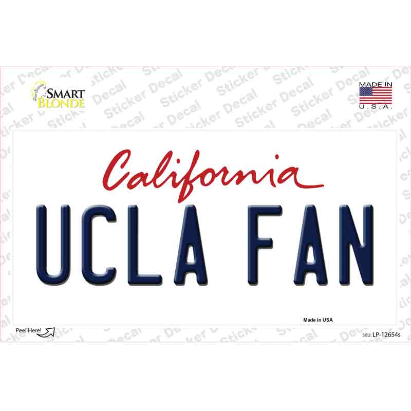 UCLA Fan Novelty Sticker Decal Small