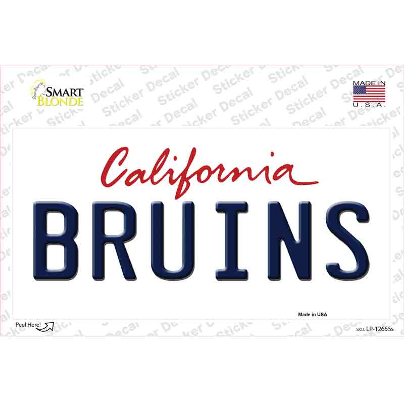 Bruins Novelty Sticker Decal Small