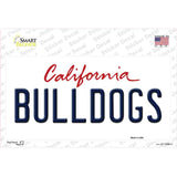 Bulldogs Novelty Sticker Decal Small