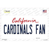 Cardinals Fan Novelty Sticker Decal Small