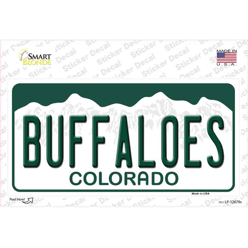 Buffaloes Novelty Sticker Decal