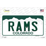 Rams Novelty Sticker Decal Small