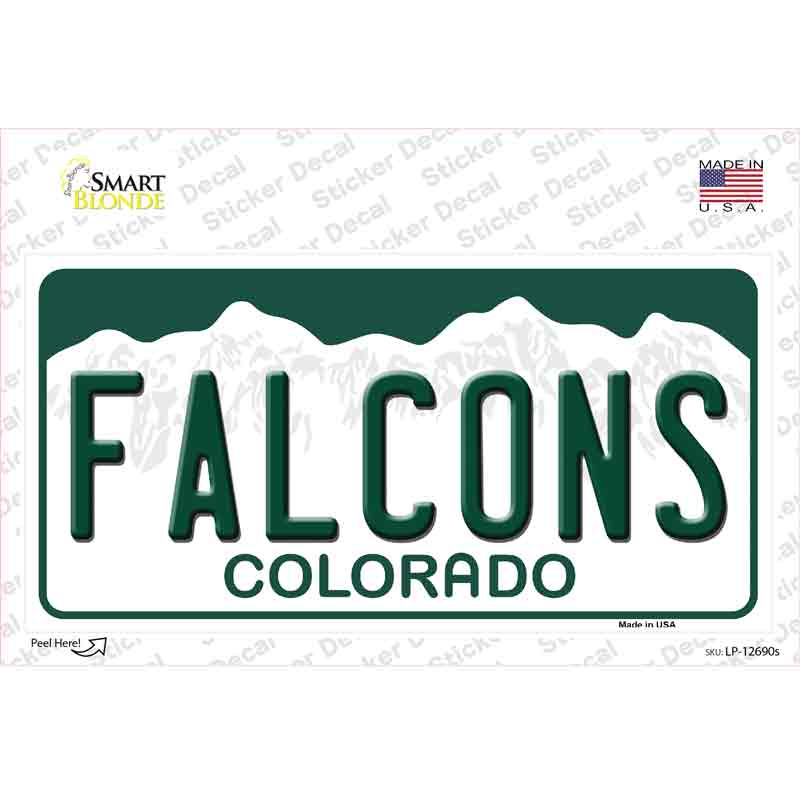 Falcons Novelty Sticker Decal
