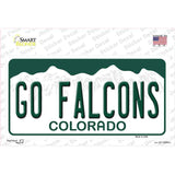 Go Falcons Colorado Novelty Sticker Decal