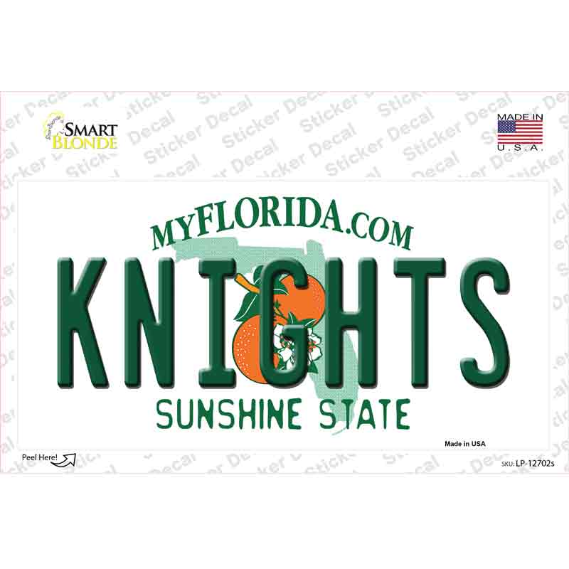 Knights Novelty Sticker Decal Small