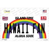 Hawaii Fan Novelty Sticker Decal Small