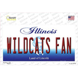 Wildcats Fan Illinois Novelty Sticker Decal Small