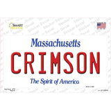 Crimson MA Novelty Sticker Decal Small