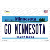 Go Minnesota MN Novelty Sticker Decal Small