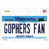 Gophers Fan MN Novelty Sticker Decal Small