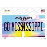 Go Mississippi MS Novelty Sticker Decal Small