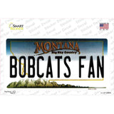 Bobcats Fan MT Novelty Sticker Decal Small