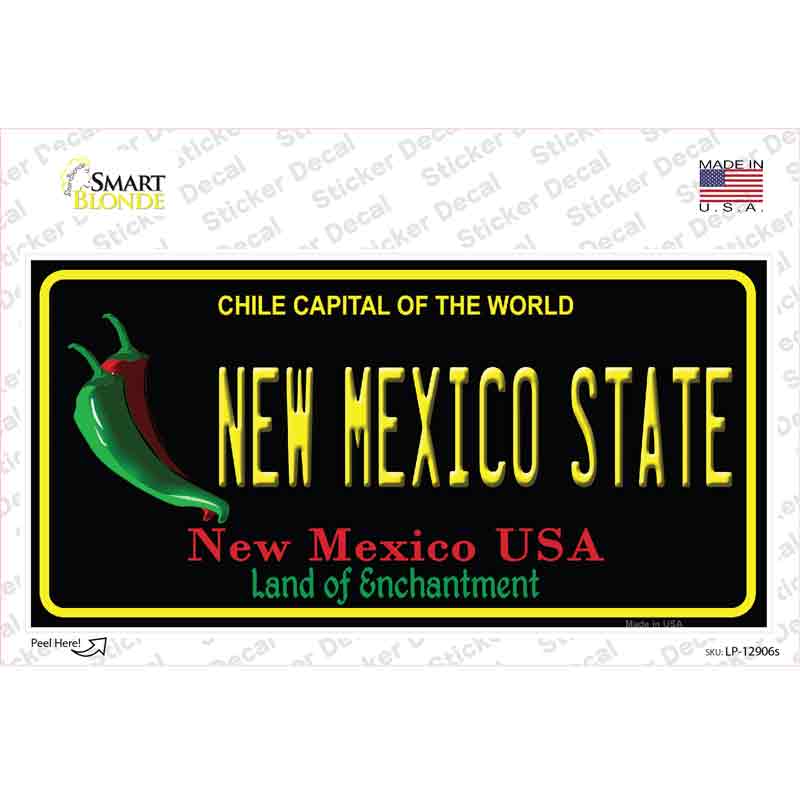 New Mexico State NM Novelty Sticker Decal Small