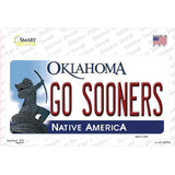 Go Sooners OK Novelty Sticker Decal Small