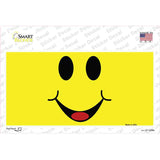 Happy Smiley Novelty Sticker Decal