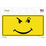 Defiant Smiley Novelty Sticker Decal