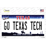 Go Texas Tech TX Novelty Sticker Decal Small