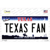 Texas Fan TX Novelty Sticker Decal Small