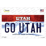 Go Utah UT Novelty Sticker Decal Small