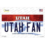 Utah Fan UT Novelty Sticker Decal Small