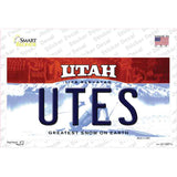 Utes UT Novelty Sticker Decal Small