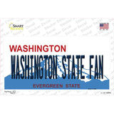 Washington State Fan Novelty Sticker Decal Small