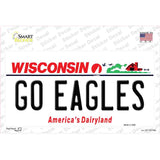 Go Eagles Wisconsin Novelty Sticker Decal Small