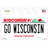 Go Wisconsin Novelty Sticker Decal Small