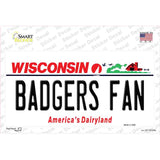 Badgers Fan Novelty Sticker Decal Small