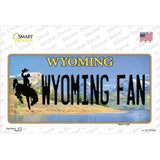 Wyoming Fan Novelty Sticker Decal Small