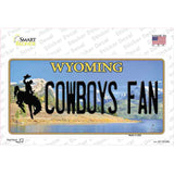 Cowboys Fan Wyoming Novelty Sticker Decal Small