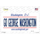 Go George Washington Novelty Sticker Decal Small