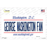 George Washington Fan Novelty Sticker Decal Small