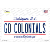 Go Colonials Novelty Sticker Decal Small