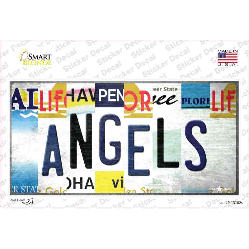 Angels Strip Art Novelty Sticker Decal Small