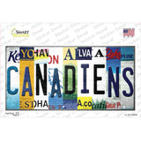 Canadiens Strip Art Novelty Sticker Decal