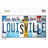 Louisville Strip Art Novelty Sticker Decal