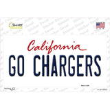 Go Chargers Novelty Sticker Decal Small