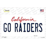 Go Raiders Novelty Sticker Decal Small