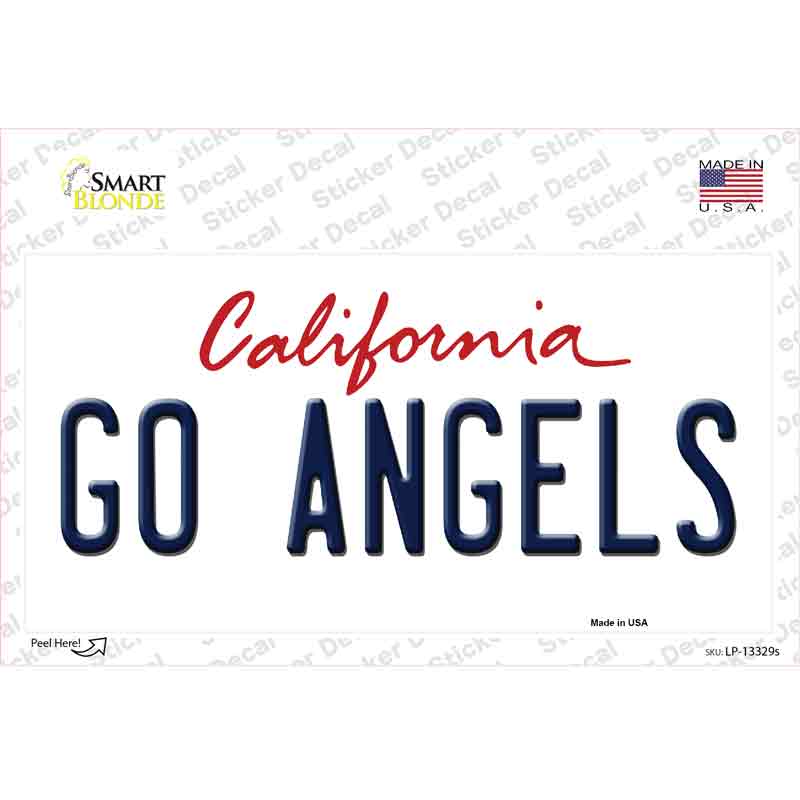 Go Angels Novelty Sticker Decal Small